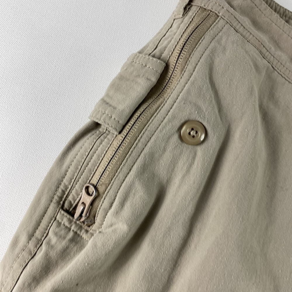 Clothing Arts Pants Mens 42x32 Khaki Nylon Cargo Hiking Pickpocket Proof Outdoor - Picture 8 of 16